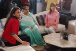 Farida Jalal and Sneha Ullal on the sets of Bezubaan in Madh on 10th June 2014